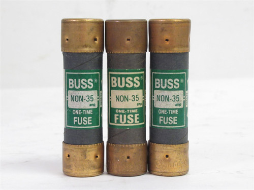 Bussmann NON-35; Lot-3 Fuse; 35A; 250VAC