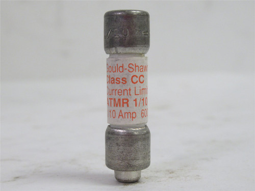 Gould ATMR-1/10; Lot-4 Time Delay Fuse; 1/10A; 600VAC