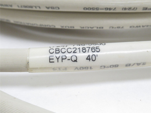 Black Box CBCC218765-EYP-Q; Network Cable; 40' Long; 13-Pin