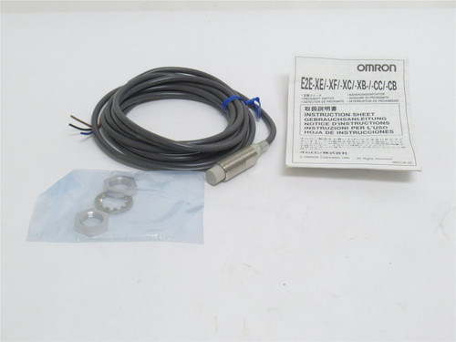Omron E2E-X5ME1; Prox Switch; 12-24VDC; 5m Wire; NPN; 1-NO