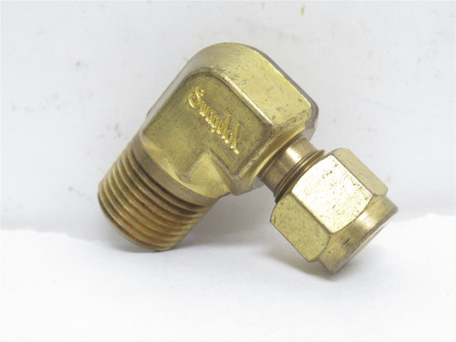 Swagelok B-600-2-6; Elbow Fitting 90Deg; 3/8NPT x #6 Tube