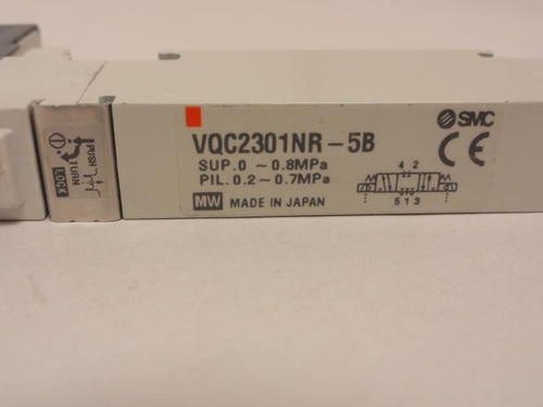 SMC VQC2301NR-5B; External Pilot Solenoid Valve 0/.8-0.2/.7 MPA