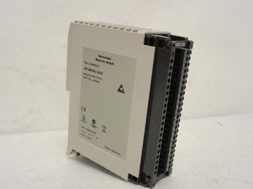 Schneider AS-BADU-204; Analog Input Module; 4XPT100;+-500MV