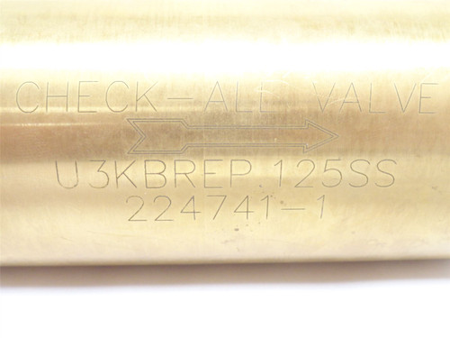 Check-All  U3KBREP125SS; Brass Check Valve 224741-1; 2NPT