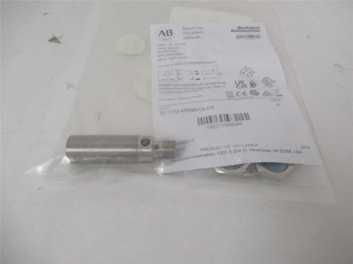 Allen-Bradley 871TM-M5NN18-D4; Prox Sensor10...30VDC 200mA