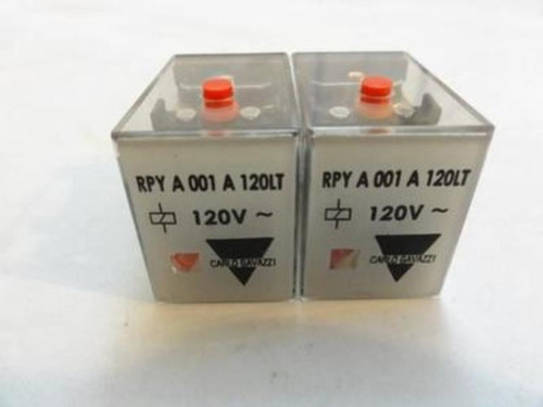 Carlo Gavazzi RPY A 001 A 120LT; LOT-2 Relay 120VAC  Coil 8 Pin