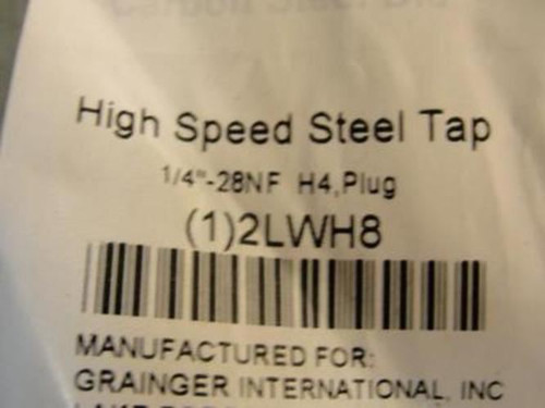 Westward 2LWH8; Hand Tap; 1/4"-28NF; H4 Plug