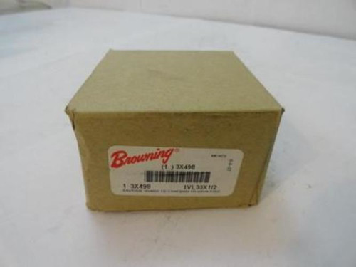 Browning 3X498; V-Belt Pulley 1/2"ID 2.87"OD