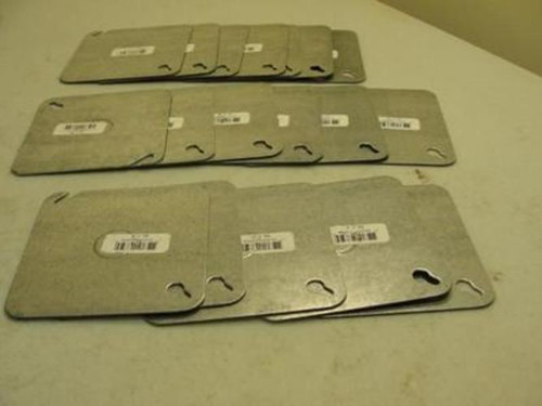 Thomas & Betts 52 C 6; LOT-18; Flat Blank Square Box Cover