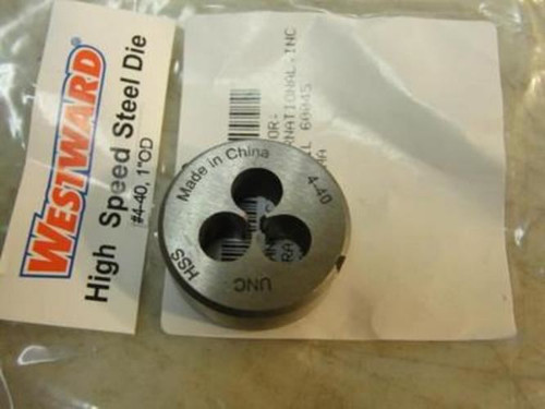 Westward 2LWT8; Round Solid Die; #4-40; Right Hand