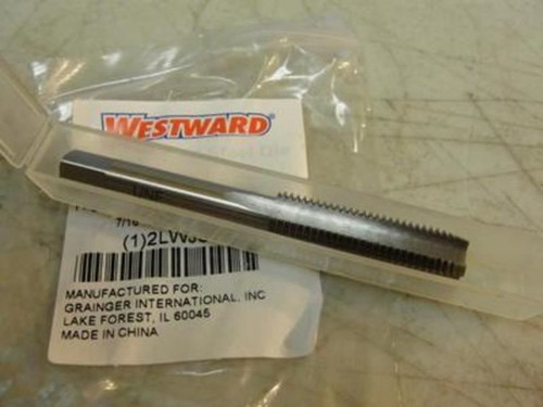 Westward 2LWJ5; Hand Tap; 7/16"-24NF; Plug; Right Hand