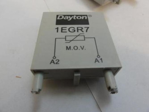 Dayton  1EGR7; LOT-8 Socket Module Relay; 2 Pin 120 VAC/VDC