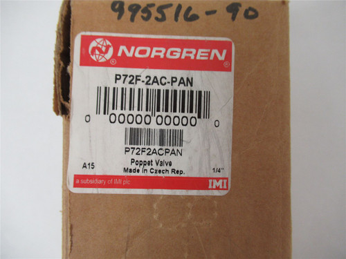 Norgren P72F2ACPAN; Pneumatic Valve 110/120V-2.5Va 1/4"
