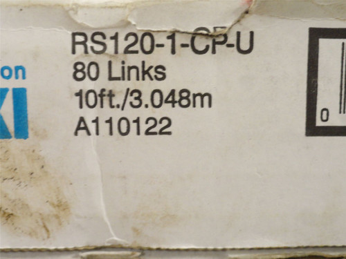 Tsubaki RS120-1-CP-U; Roller Chain #120; 10' Long; 1-Strand