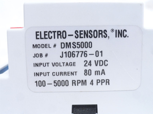 Electro-Sensors DMS5000; Economical Shaft Speed Switch 24VDC