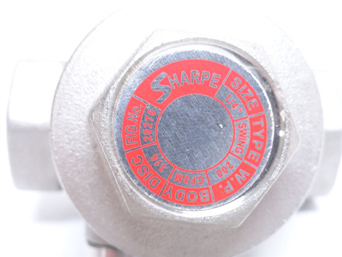 Sharpe 20276-1/4; Swing Check Valve SS-316; Y Pattern; 1/4NPT