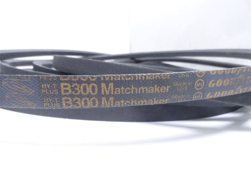 Good Year B300; V-Belt; 302" Long x 21/32" Top Width