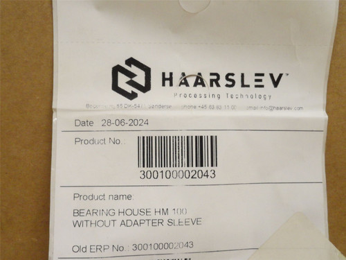 Haarslev 300100002043; Housing HM100; W/Out Adaptor Sleeve