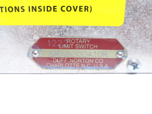 Duff-Norton SKA6000A10R; Rotary Limit Switch; 10:1 Ratio