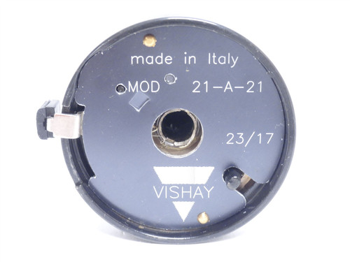 Vishay 21-A-21; Plastic Scale Dial; 11-Turn; 1/4" Shaft