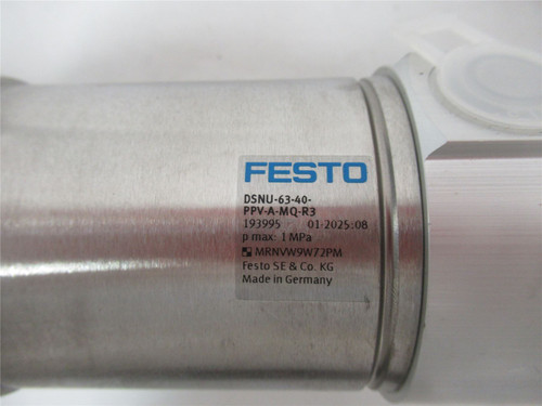 Festo DSNU-63-40-PPV-A-MQR3; PneumaticCylinder 63mmBore40mmSt