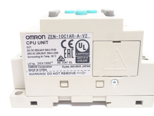 Omron ZEN-10C1AR-A-V2; Programmable Relay; 100-240VAC; 6-In