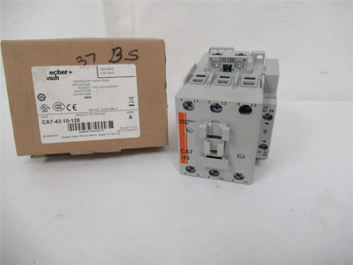 Sprecher+Schuh CA7-43-10-120; Contactor 43A 3P Coil 120VAC