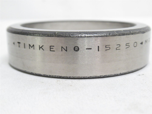 Timken 15250; Tapered Roller Bearing Cup; 2-1/2"OD
