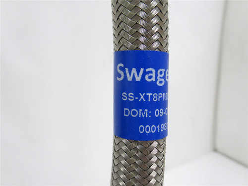 Swagelok SS-XT8PM8PM8-28; Braided SS Hose; 1/2NPT x 1/2NPT