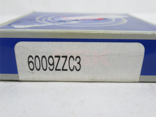 NSK 6009ZZC3; Ball Bearing; 45mmID x 75mmOD x 16mm Wide