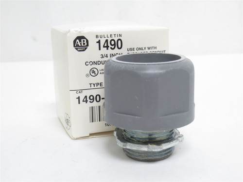 Allen-Bradley 1490-N9; Conduit Connector; 3/4" Eternal Thread