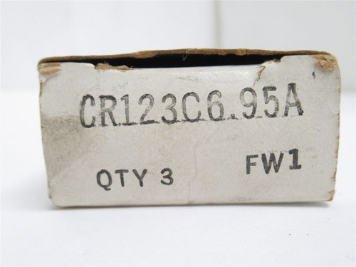 GE CR123C6.95A; Thermal Overload Unit Series: CR