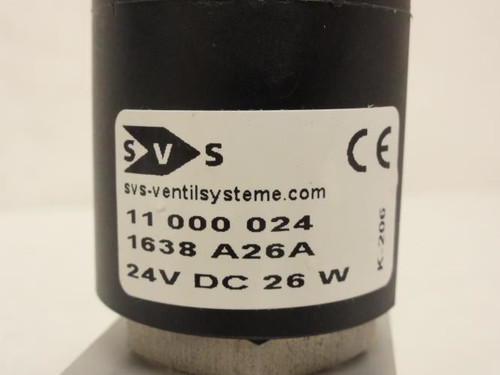 SVS 11-000-024; Multivac Speed Control Valve; 24VDC; 3/8" FNPT