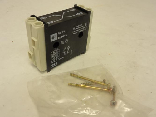 Telemecanique VZ7 055196; Auxiliary Contact; 660VAC; 12A