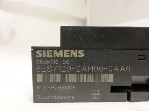 Siemens 6ES7120-2AH00-0AA0; Simatic SC Terminal Block