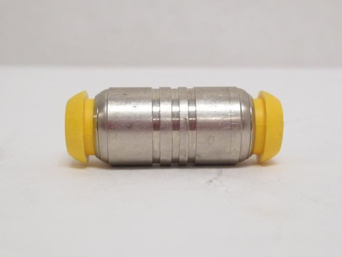 Parker HPB8; Brass Prestolok Tube Union 8mm Tube; Nickel Plate