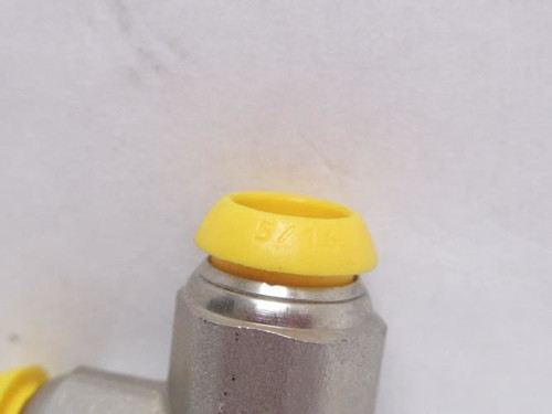 Parker EPB8; Brass PrestoLok Union Elbow 90Deg; 15/16"/8mm Tube