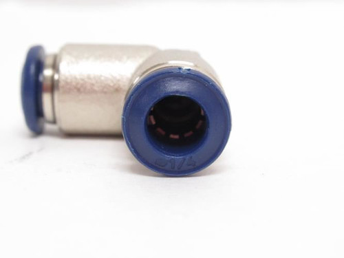 Aignep 88130-04; Nickel Plated Brass Elbow; 90Deg; 1/4" PTC