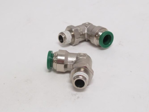 Parker W169PLP-5-2; Lot-2; Air Elbows; 90Deg; 5/16"PTC x 1/8NPT