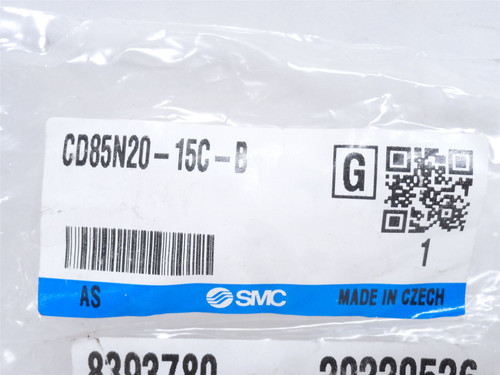 SMC CD85N20-15C-B; Air Cylinder; 15mmID x 20mm Stroke; 1.0MPa