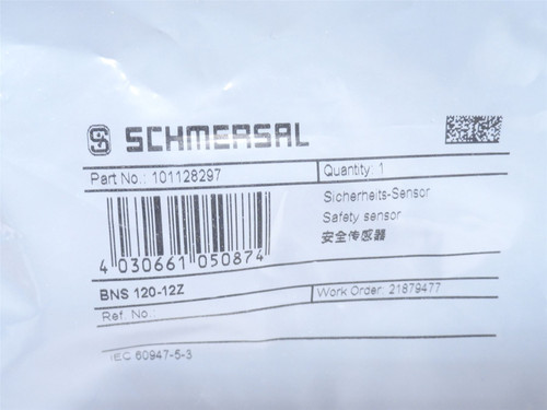 Schmersal BNS120-12Z; Safety Magnetic Sensor 100VAC/DC; 250mA