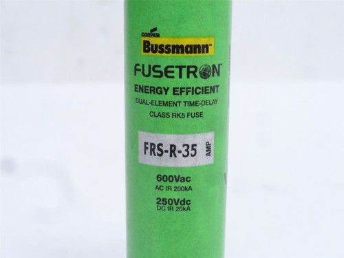 Bussmann FRS-R-35; Time Delay Fuse; 35A; 600VAC/250VDC