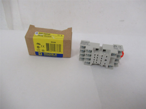 Square D 8501NR45; Relay Socket 14 Blade 10A  300V AC