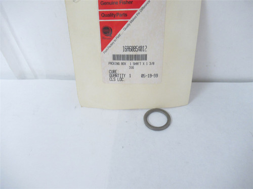 Fisher 16A6085X012; Packing Box 1 Shaft X 1 3/8"