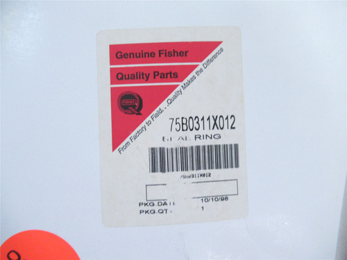 Fisher Controls 75B0311X012; Seal Ring 7.25" ID