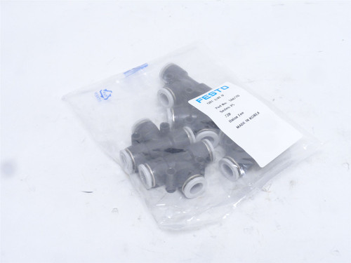 Festo QBT-3/8T-U; Bag-5; Tee Connector 564770; 3/8"PTC