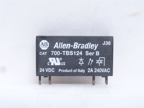 Allen-Bradley 700-TBS124; Solid State Relay 2A; 240VAC; 24VDC