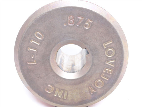 Lovejoy L110x7/8; Jaw Coupling Hub; 7/8"ID x 3.32"OD