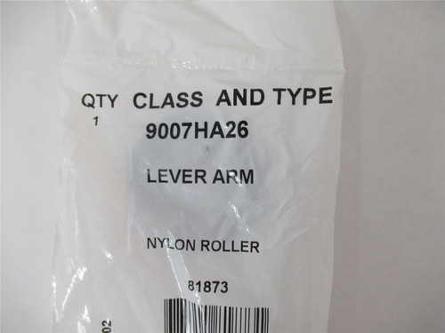 Telemecanique 9007HA26; Switch Lever Arm Nylon Roller