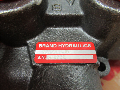 Brand Hydraulics A0755C4JD; Hydraulic Valve MissingHandle